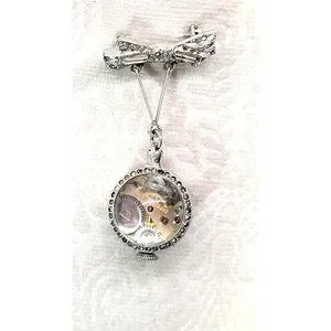 Stunning womens Swiss Imperial 17 jewel self-winding Ball brooch Pin Vintage imperial | Accessories | Stunning Womens Swiss Imperial 7  main image 2